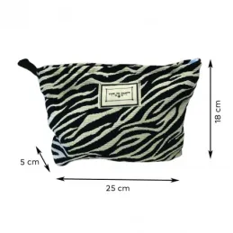 Borsa cosmetica ZEBRA / Bianco-nero