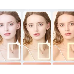 Specchio cosmetico con luce LED LEXIA / Bianco