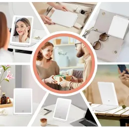 Specchio cosmetico con luce LED LEXIA / Bianco