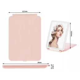 Specchio cosmetico con luce LED LEXIA / Rosa