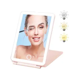 Specchio cosmetico con luce LED LEXIA / Rosa