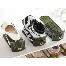 Organizer per scarpe EASY LUX / Verde-marrone