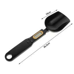Mestolo da cucina con display LCD e bilancia ELECTRA / Nero opaco