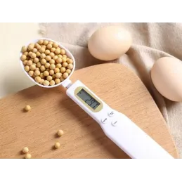 Mestolo da cucina con display LCD e bilancia ELECTRA / Bianco