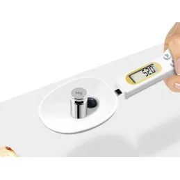 Mestolo da cucina con display LCD e bilancia ELECTRA / Bianco