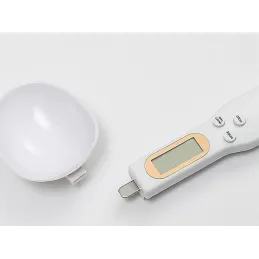 Mestolo da cucina con display LCD e bilancia ELECTRA / Bianco