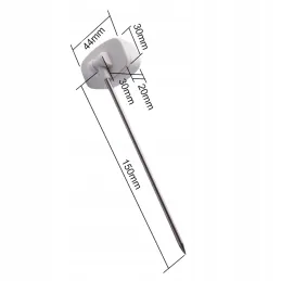 Termometro LCD per alimenti PIN / Bianco