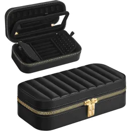 Portagioie da viaggio di design BUGATI Mini / Nero-oro