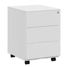 Cassettiera da ufficio su ruote GARDO LUX 390 / Bianco