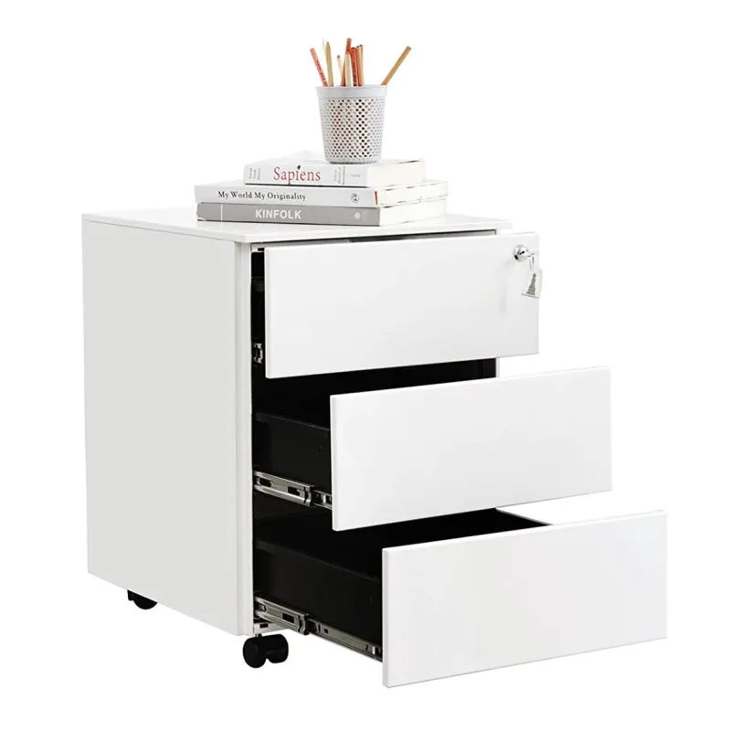 Cassettiera da ufficio su ruote GARDO LUX 390 / Bianco