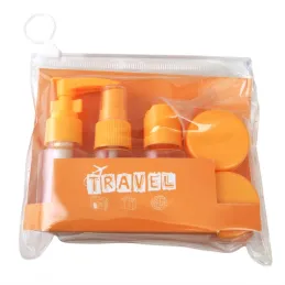 Set da viaggio di contenitori e flaconi per cosmetici HOLIDAY / Arancione