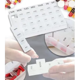 Esclusivo organizzatore e dispenser per farmaci VITAL / Bianco
