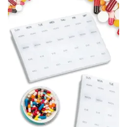 Esclusivo organizzatore e dispenser per farmaci VITAL / Bianco