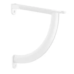 Supporto per mensola KIRA 132 / Bianco opaco