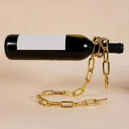 Portabottiglie CHAIN / Oro lucido