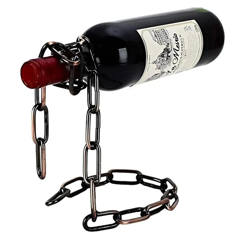 Portabottiglie CHAIN / Ottone anticato
