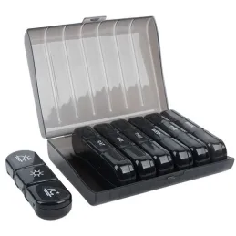 Esclusivo organizer e dispenser per medicinali MEDICAL / Nero