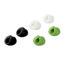 Set di 6 supporti autoadesivi per cavi / Colori assortiti