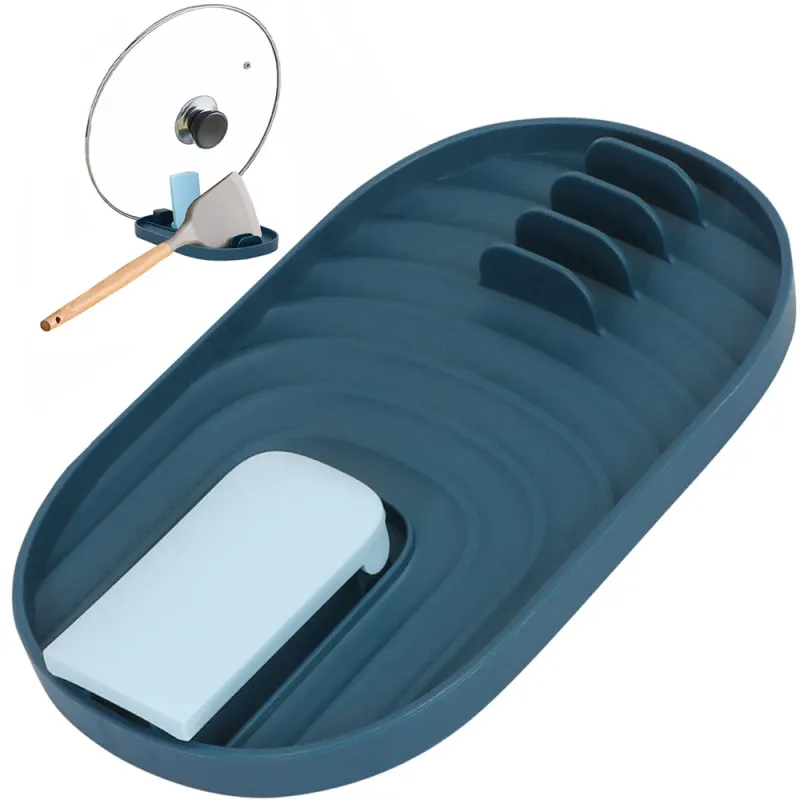 Scolaposate e porta-coperchi GLAN / Blu