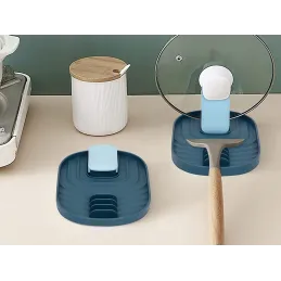 Scolaposate e porta-coperchi GLAN / Blu