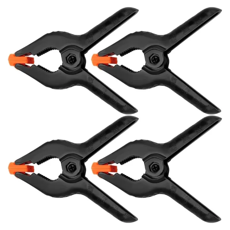 Set di 4 morsetti CLAMP MAXI da 100 mm / Nero