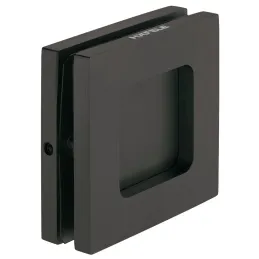 Maniglia bifacciale per porte in vetro TAXO SQUARE / Nero grafite