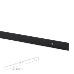 Kit per porta scorrevole INDUSTRIA SIMPLE 2 m / senza ammortizzatore