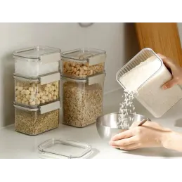 Set di 5 contenitori per alimenti di lusso LUXBOX / Trasparente