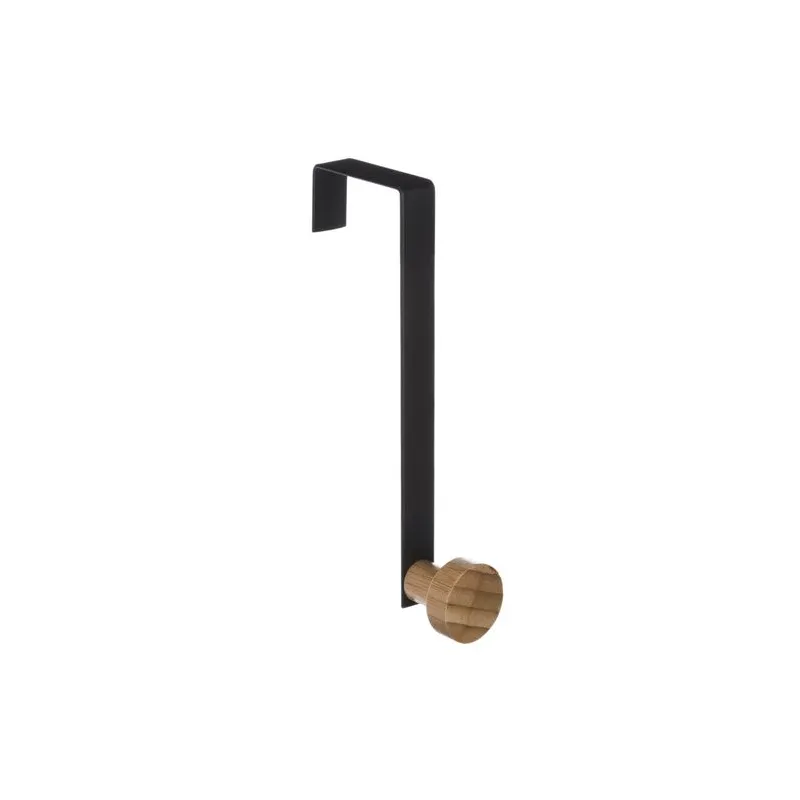 Appendino di design da porta ANGELO S / Nero opaco