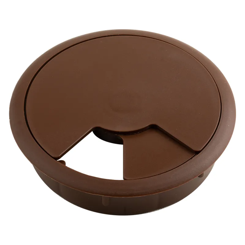 Passacavo in PVC 80 mm / Marrone scuro