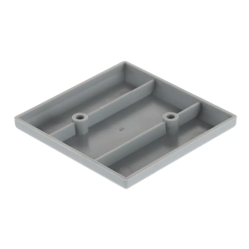 Piedino in plastica 10 mm 80x80 / Grigio