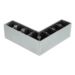 Piedino in plastica 50 mm 150x150 / Grigio