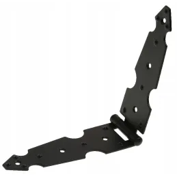 Cerniera a bandella decorativa 200 mm / Nera