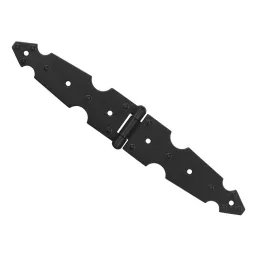 Cerniera a bandella decorativa 200 mm / Nera