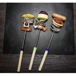 Set di 3 tappetini per griglia / Nero