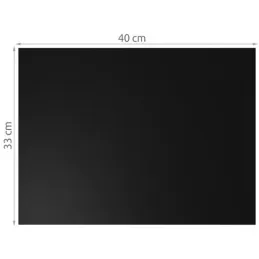 Set di 3 tappetini per griglia / Nero