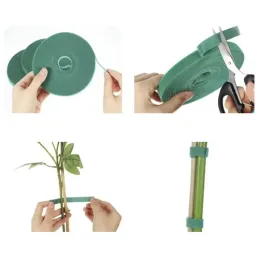 Nastro da giardino in velcro per il giardino e le piante, 5 m / Verde
