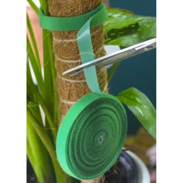 Nastro da giardino in velcro per il giardino e le piante, 5 m / Verde