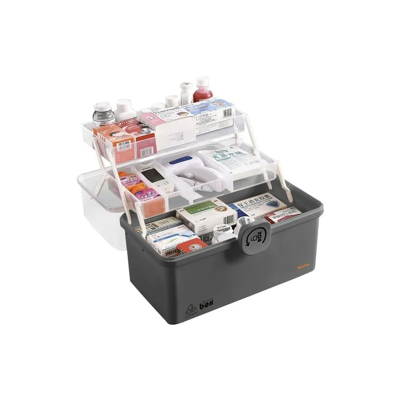 Organizer per medicinali MEDIBOX / Nero