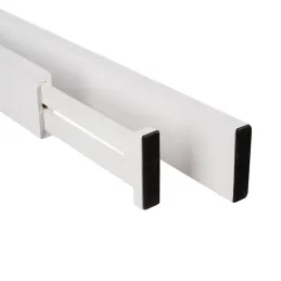 Set di 4 divisori regolabili per cassetti / Legno bianco