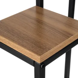 Portafiori a 3 livelli GARDEN / Nero - legno