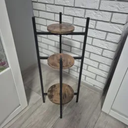 Portafiori FOREST / Nero - legno