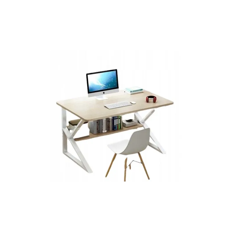 Scrivania da ufficio con ripiano SAGRA 800 x 400 / Bianca