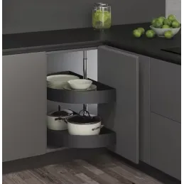 Carosello THANOS 180° fondo pieno / Antracite
