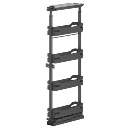 Dispensa estraibile THANOS 1259–1659 mm con ammortizzatore / Antracite
