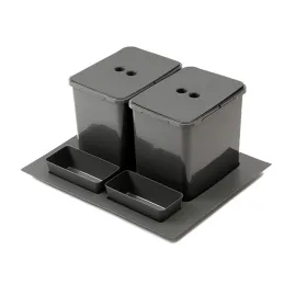 Pattumiera da cassetto SEPAROX 600 mm 2x16L / Antracite