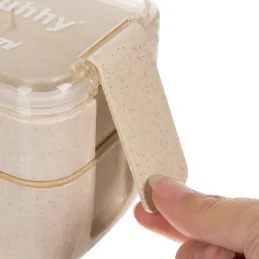 Porta colazione con posate EAT / Crema
