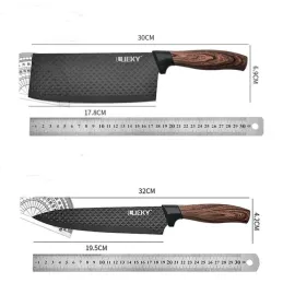 Set di 6 coltelli da cucina con forbici e pelapatate CARBON / Nero