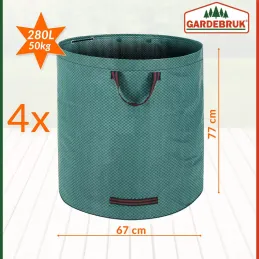Sacco da giardino per rifiuti XXL / 280L