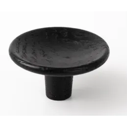 Pomello in legno RENO / Nero laccato